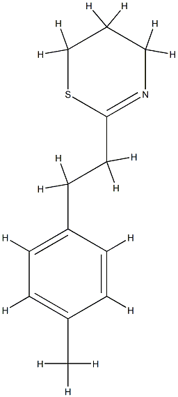 4H-1,3-Thiazine,5,6-dihydro-2-(p-methylphenethyl)-(8CI) CAS#: 801194-00-3