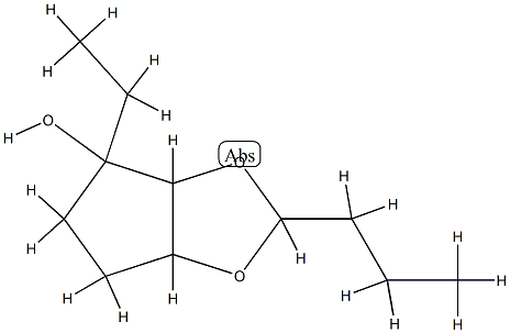 4H-Cyclopenta-1,3-dioxol-4-ol,4-ethyltetrahydro-2-propyl-(9CI) CAS#: 83824-04-8