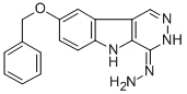 4H-Pyridazino(4,5-b)indol-4-one, 3,5-dihydro-8-(phenylmethoxy)-, hydra zone CAS#: 84576-41-0