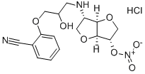 5-(2-Hydroxy-3-(2-cyanophenoxy)-propylamino)-5-desoxy-1,4:3,6-dianhydr o-L-idit-2-nitrat HCl CAS#: 81785-28-6