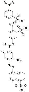5-[[2-amino-5-methyl-4-[[4-[2-(4-nitro-2-sulphophenyl)vinyl]-3-sulphophenyl]azoxy]phenyl]azo]naphthalene-1-sulphonic acid CAS#: 85711-24-6