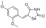 5-((2,4-Dimethoxyphenyl)methylene)selenazolidine-2,4-dione CAS#: 82085-47-0