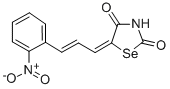 5-(3-(2-Nitrophenyl)-2-propenylidene)selenazolidine-2,4-dione CAS#: 82085-50-5