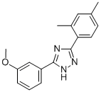 5-(3-Methoxyphenyl)-3-(2,4-xylyl)-1H-1,2,4-triazole CAS#: 85303-91-9