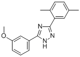 5-(3-Methoxyphenyl)-3-(2,5-xylyl)-1H-1,2,4-triazole CAS#: 85303-93-1