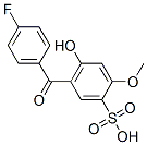 5-(4-fluorobenzoyl)-4-hydroxy-2-methoxybenzenesulphonic acid CAS#: 84794-98-9