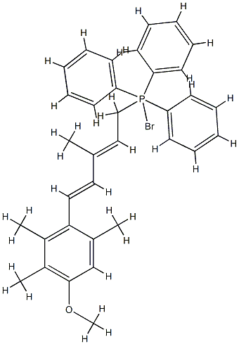 5 - (4 - methoxy -,3,6 - three methyl phenyl) 2-3 - methyl - 2, 4 - pentadiene - 1 - triphenylphosphine bromide CAS#: 84244-59-7