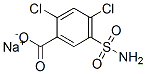 5-(Aminosulfonyl)-2,4-dichlorobenzoic acid sodium salt CAS#: 83162-87-2