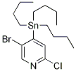 5-Bromo-2-chloro-4-(tributylstannyl)pyridine CAS#: 821773-99-3