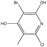 5-Bromo-2-chloro-4,6-dihydroxy-3-methylpyridine CAS#: 89324-53-8