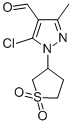 5-CHLORO-1-(1,1-DIOXIDOTETRAHYDROTHIEN-3-YL)-3-METHYL-1H-PYRAZOLE-4-CARBALDEHYDE CAS#: 885-44-9