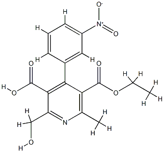 5-(Ethoxycarbonyl)-2-(hydroxyMethyl-6-Methyl-4-(3-nitrophenyl)nicotinic Acid CAS#: 89267-43-6