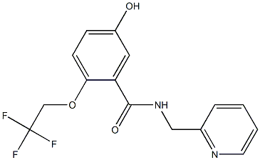 5-Hydroxy-N-(pyridin-2-ylMethyl)-2-(2,2,2-trifluoroethoxy)benzaMide CAS#: 83526-32-3