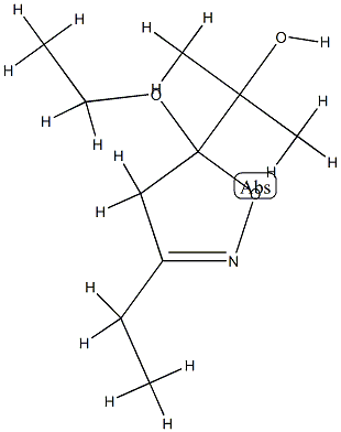 5-Isoxazolemethanol,5-ethoxy-3-ethyl-4,5-dihydro-alpha,alpha-dimethyl-(9CI) CAS#: 86905-39-7