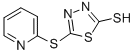 5-(PYRIDIN-2-YLSULFANYL)-1,3,4-THIADIAZOLE-2-THIOL CAS#: 87468-08-4