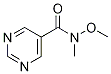 5-PyriMidinecarboxaMide, N-Methoxy-N-Methyl- CAS#: 823189-68-0