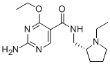 5-Pyrimidinecarboxamide, 2-amino-4-ethoxy-N-((1-ethyl-2-pyrrolidinyl)m ethyl)-, (R)-(+)- CAS#: 84332-39-8
