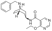 5-Pyrimidinecarboxamide, 4-ethoxy-N-(8-(phenylmethyl)-8-azabicyclo(3.2 .1)oct-3-yl)-, exo- CAS#: 84923-01-3