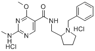 5-Pyrimidinecarboxamide, N-((1-benzyl-2-pyrrolidinyl)methyl)-4-methoxy -2-(methylamino)-, dihydrochloride CAS#: 84332-25-2