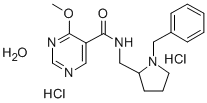 5-Pyrimidinecarboxamide, N-((1-benzyl-2-pyrrolidinyl)methyl)-4-methoxy -, dihydrochloride, hydrate CAS#: 84332-27-4