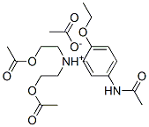 (5-acetamido-2-ethoxyphenyl)bis(2-acetoxyethyl)ammonium acetate CAS#: 84100-33-4