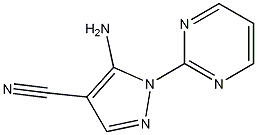 5-amino-1-(pyrimidin-2-yl)-1H-pyrazole-4-carbonitrile CAS#: 89978-00-7
