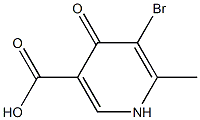 5-bromo-6-methyl-4-oxo-1,4-dihydropyridine-3-carboxylic acid CAS#: 86788-98-9