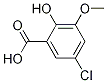 5-chloro-2-hydroxy-3-Methoxybenzoic acid CAS#: 87964-77-0