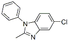5-chloro-2-methyl-1-phenyl-1H-benzimidazole CAS#: 84100-59-4