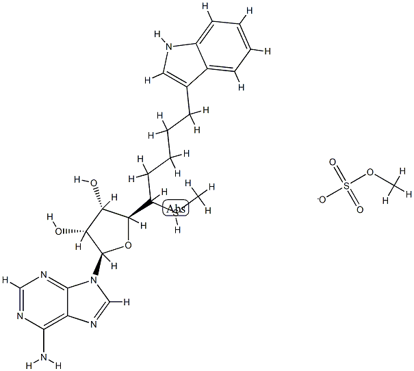 (5'-deoxyadenosyl)(4-(3-indolyl)but-1-yl)methylsulfonium CAS#: 86550-55-2