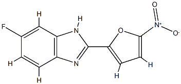 5-fluoro-(2'-nitrofuryl)-2-benzimidazole CAS#: 83467-47-4