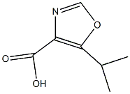 5-isopropyl-1,3-oxazole-4-carboxylic acid(SALTDATA: FREE) CAS#: 89006-96-2
