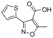 5-methyl-3-(2-thienyl)isoxazole-4-carboxylic acid CAS#: 83817-53-2