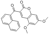 5,7-DIMETHOXY-3-(1-NAPHTHOYL)COUMARIN CAS#: 86548-40-5