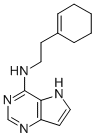 5H-Pyrrolo(3,2-d)pyrimidin-4-amine, N-(2-(1-cyclohexen-1-yl)ethyl)- CAS#: 84905-70-4