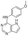 5H-Pyrrolo(3,2-d)pyrimidin-4-amine, N-(p-methoxyphenyl)- CAS#: 84905-69-1