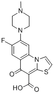 5H-Thiazolo(3,2-a)quinoline-4-carboxylic acid, 7-fluoro-8-(4-methyl-1- piperazinyl)-5-oxo- CAS#: 84339-00-4