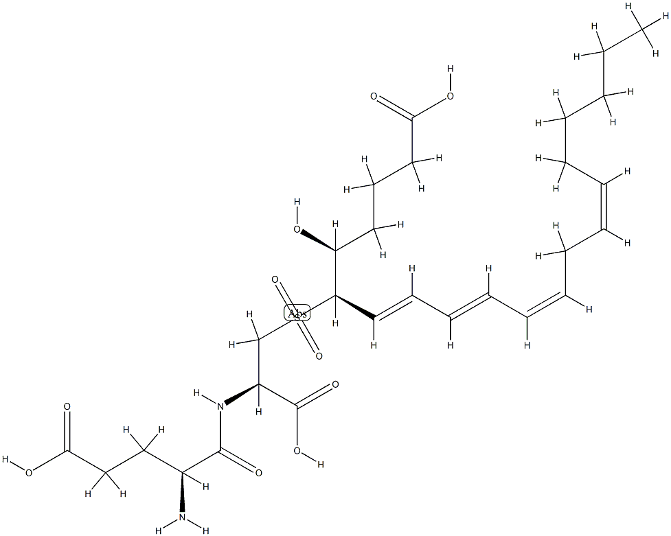 5(S)-Hydroxy-6(R)-gamma-glutamylcysteinyl-7,9-trans-11,14-cis-eicosate traenoic acid-S,S-dioxide CAS#: 84745-89-1