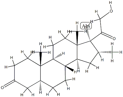 (5S,8R,9S,10S,13S,14S,16R,17R)-17-hydroxy-17-(2-hydroxyacetyl)-10,13,1 6-trimethyl-2,4,5,6,7,8,9,11,12,14,15,16-dodecahydro-1H-cyclopenta[a]p henanthren-3-one CAS#: 81089-17-0