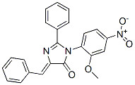 (5Z)-5-benzylidene-3-(2-methoxy-4-nitro-phenyl)-2-phenyl-imidazol-4-on e CAS#: 83495-02-7
