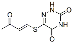 6-(3-oxobut-1-enylsulfanyl)-2H-1,2,4-triazine-3,5-dione CAS#: 80037-01-0