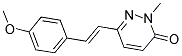 6-(4-METHOXYSTYRYL)-2-METHYL-3(2H)-PYRIDAZINONE CAS#: 83516-73-8