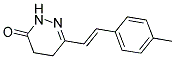 6-(4-METHYLSTYRYL)-4,5-DIHYDRO-3(2H)-PYRIDAZINONE CAS#: 83516-69-2
