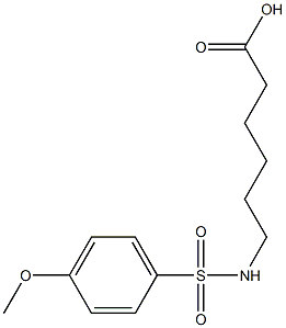 6-(4-Methoxy-benzenesulfonylamino)-hexanoic acid CAS#: 85845-11-0