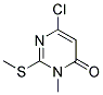 6-CHLORO-3-METHYL-2-(METHYLTHIO)-3,4-DIHYDROPYRIMIDIN-4-ONE CAS#: 89466-43-3