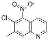 6-CHLORO-7-METHYL-5-NITROQUINOLINE CAS#: 86984-28-3
