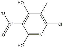 6-Chloro-2,4-dihydroxy-5-methyl-3-nitropyridine CAS#: 89581-70-4