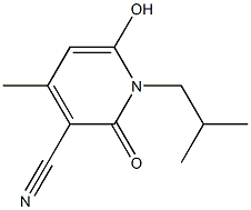 6-Hydroxy-1-isobutyl-4-methyl-2-oxo-1,2-dihydro-pyridine-3-carbonitrile CAS#: 88009-96-5