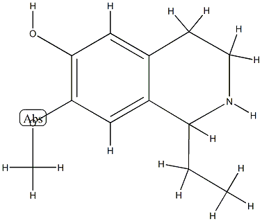 6-Isoquinolinol,1-ethyl-1,2,3,4-tetrahydro-7-methoxy-(9CI) CAS#: 805957-30-6
