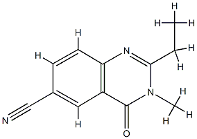 6-Quinazolinecarbonitrile,2-ethyl-3,4-dihydro-3-methyl-4-oxo-(9CI) CAS#: 815593-45-4